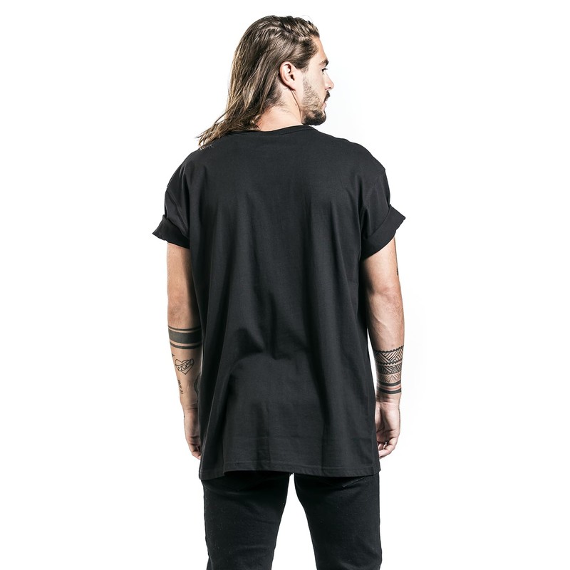 Urban Classics men's T-shirt. Plain basic oversized tee with over-cut
