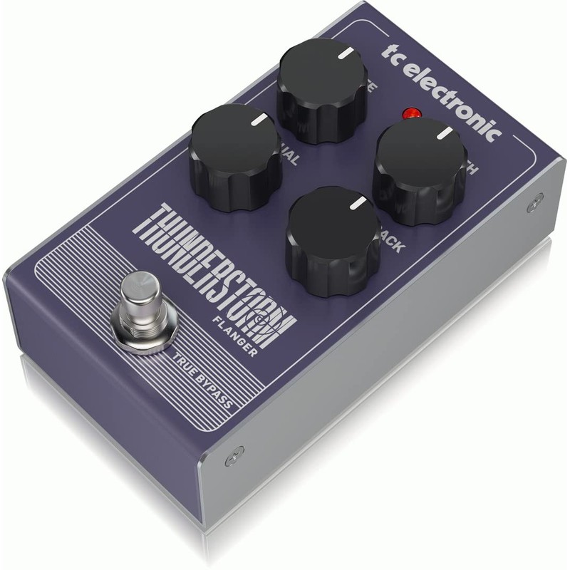 TC Electronic THUNDERSTORM FLANGER Vintage-Style Flanger Pedal with All-Analog Bucket-Brigade