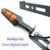 10mm Motorcycle Turn Signal Light Bracket, 2pcs Universal Bicycle Indicator