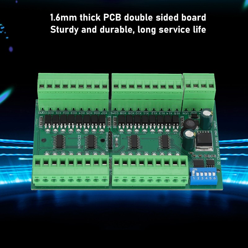 RS485 Input Controller 32 Channel DIN Rail Isolated PLC Switch