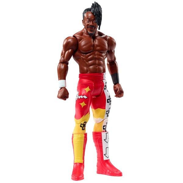 WWE MATTEL Kofi Kingston Top Picks 6-inch Action Figures with Articulation & Life-Like Detail, Multi (GLC45)
