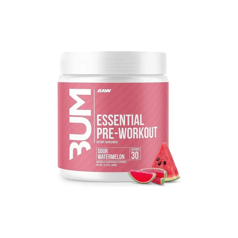 Pre Entreno Cbum Essential Pwo Raw Nutrition 30 Servicios Sabor