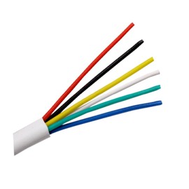 Ali's DIY 6 Core White PVC Insulated Alarm Cable - 3 Metre Custom Cut Length
