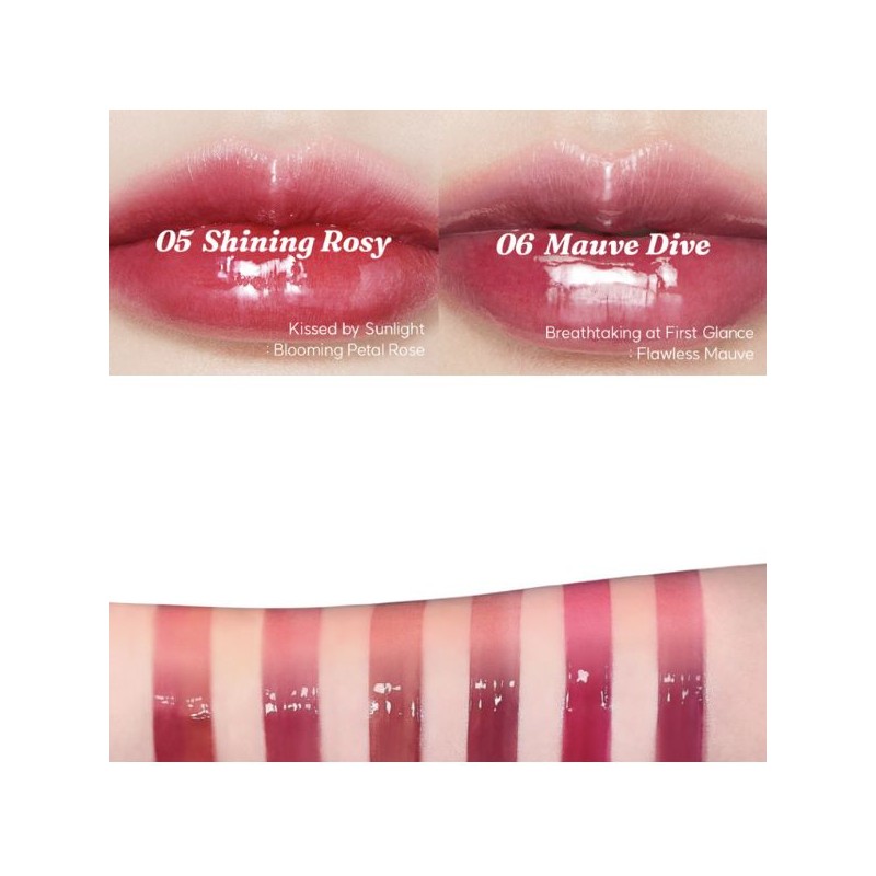 TINY WONDER Hyper Dewy Lip Tint 3.4g, Color:02 Dreamy Fig