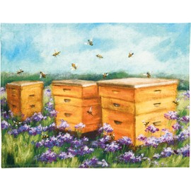 Primitives by Kathy Bee Hives Kitchen Towel