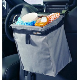 High Road TrashStash Car Trash Bag for Front or Back Seat with Waterproof Lining (Gray)