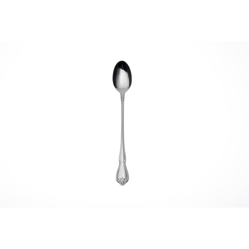 Oneida True Rose Iced Tea Spoons, Set of 4,Silver