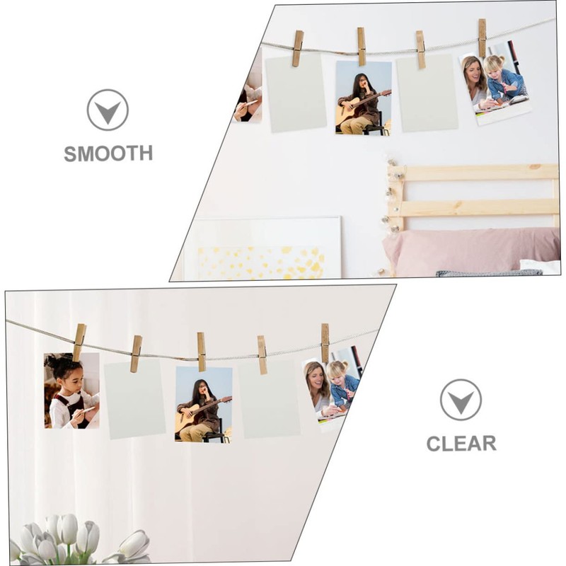TEHAUX 5Pcs Aluminum Alloy Sublimation Blanks Blank Metal Photo Sheets