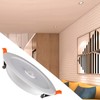 12W AC85‑265V LED Ceiling Light Downlight Human Body Sensor Recessed