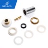 KULACO Drain Fitting Sink Without Overflow, Pop Up Valve Drain