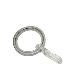 Gardinia Curtain Ring Ø 20 mm Chrom, Metal, Chrome
