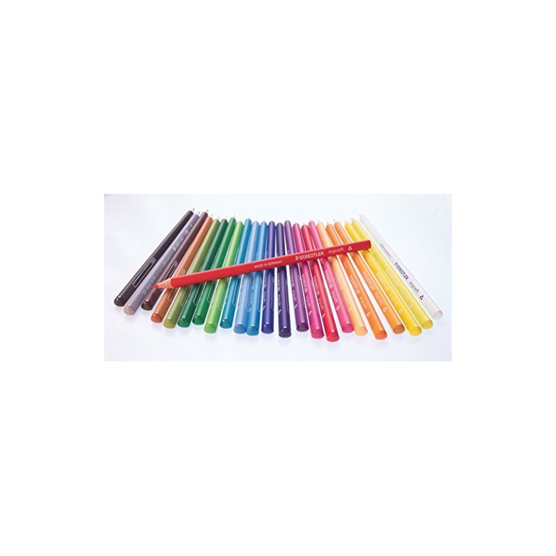 12 x Staedtler Ergo Soft Colouring Pencil Light Blue