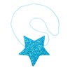 shu-shi las niñas lentejuelas Star Shaped Purse Bag largo cinta