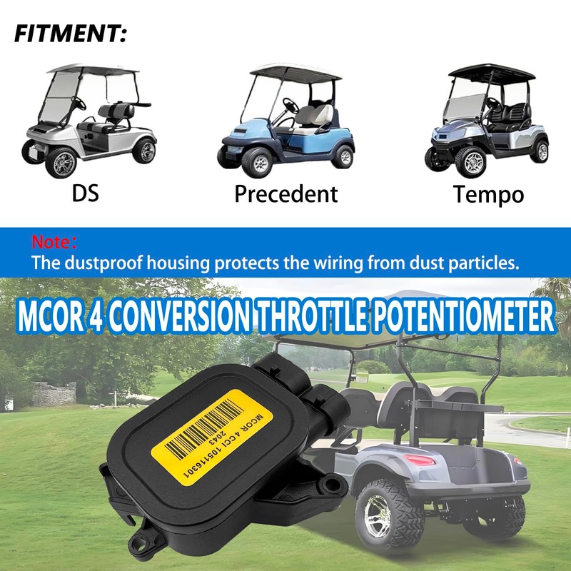 Beefento 105116301 Golf Cart MCOR 4 Conversion Throttle Potentiometer fit
