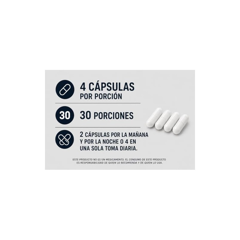 Suplemento Alimenticio para la Próstata | 120 Cápsulas - Salud