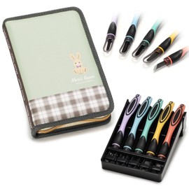 Moribe Creation CKT-161 MARCI LAPIN 2-Way Grip Chisel Set, Includes Safety Guard, Mercier Lapin, Right Handed