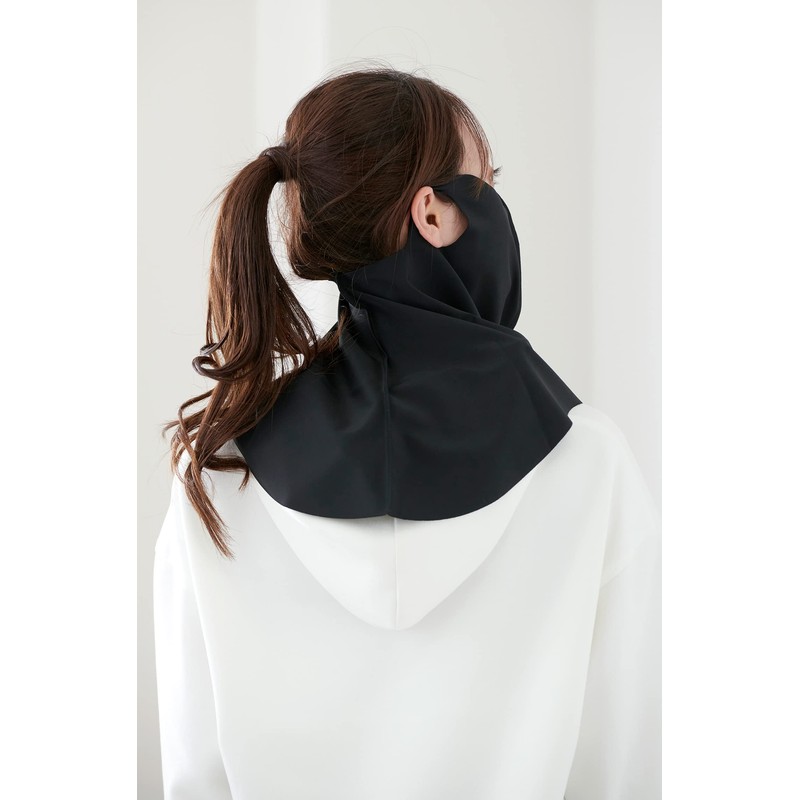 Deling Face Cover, Neck Cover, Made in Japan, Long Length,