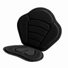 Padded Kayak Seat Cushion with Back Support and Adjustable Straps