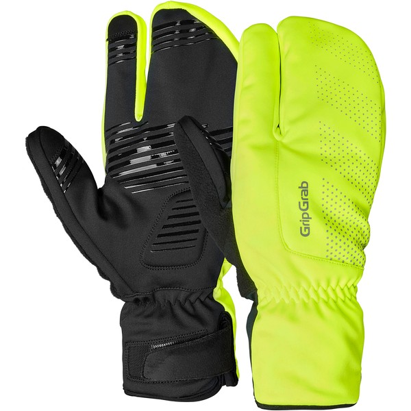 GripGrab Ride Windproof Deep Winter Lobster 3-Finger Cycling Gloves Thermal
