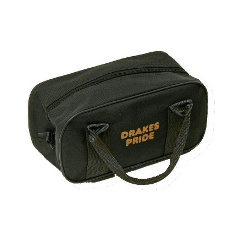 DRAKES PRIDE 2 BOWL CROWN GREEN BOWLS ZIP BAG** (BLACK)