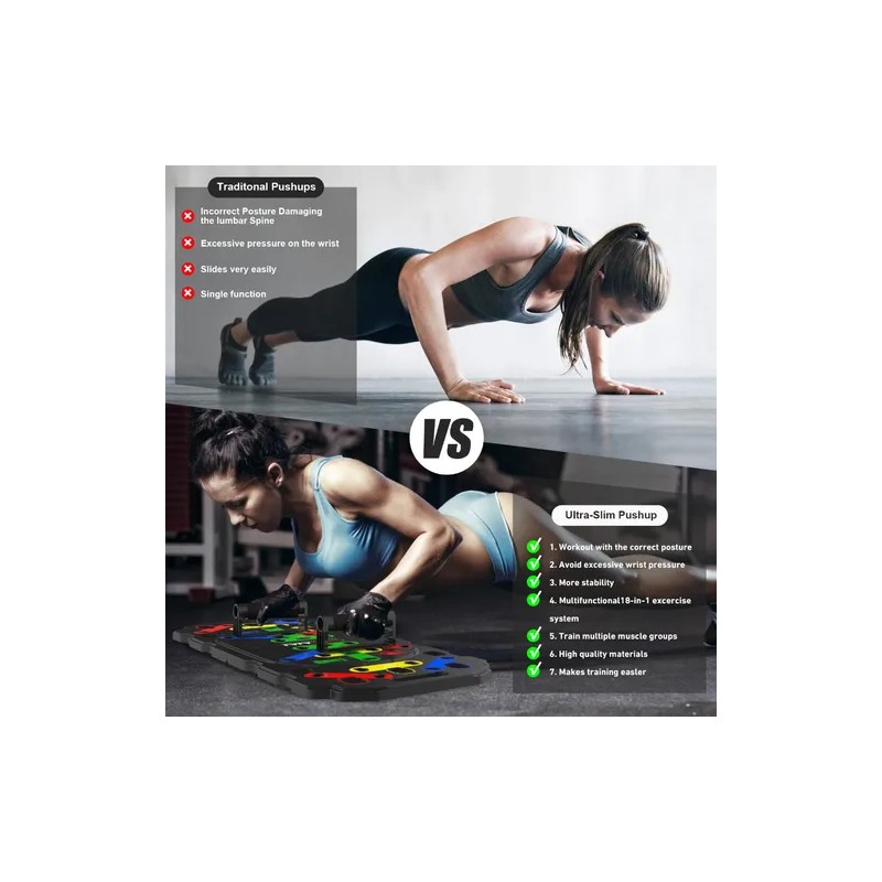 Home Push-up Equipment Conduce El Camino Al Ejercicio