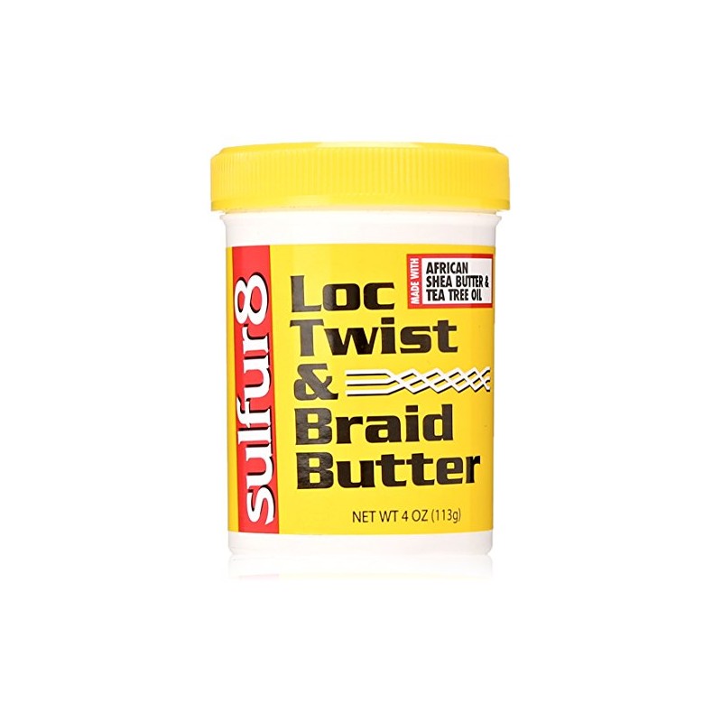 Sulfur8 Loc Twist and Braid Butter, 4 Ounce
