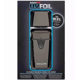 BABYLISS PRO UV Double Foil Cordless Metallic Black Shaver - BRAND NEW