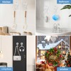 LUXEAR Shower Suction Cup Hooks, 4 Pack Razor Holder for