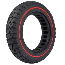 GLDYTIMES 10X2.125 Solid Tires, 10 Inch Tubeless Tire for Segway Ninebot D40X F25 F30 Turboant X7 Pro MAX Hiboy S2R Electric Scooter, 10 Inch Honeycomb Replacement Wheels, 54-152 10x2 Rubber Tyre
