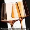Colored Brown Wine Glasses Set of 6, Fall Winter Party,
