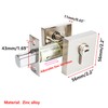 Qrity 1 PCS Single Deadbolt Locks, Thumb Turn Lock, Passage