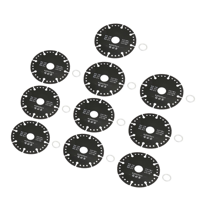 10pcs Angle Grinder Saw Blade Flat Emery Multifunctional Cutting Saw