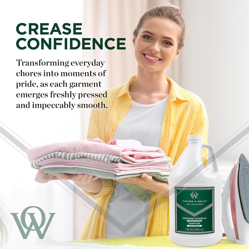Oxford & Wells Premium Wrinkle Releaser Spray Starch - Ironing