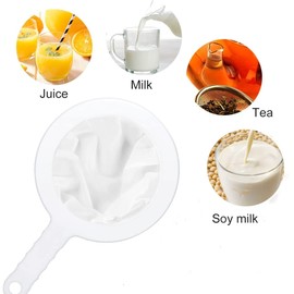 KitsKap Ultra-Fine Mesh Strainer Nylon Food Mesh Sieve Plastic Mesh Colander for Filtering Juice Soybean Milk (120 Mesh)