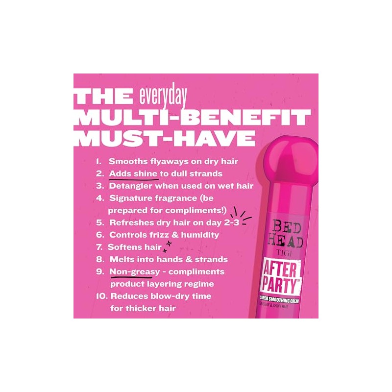 TIGI Bed Head After Party Super Smoothing Cream Unisex Cream