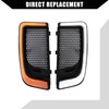 X AUTOHAUX Motorcycle LED fairing lower grille indicator light for