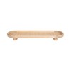 Kate and Laurel Planche Decorative Capsule Woven Tray with Solid