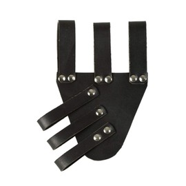 Medieval Gears Brand Medieval Renaissance Black Genuine Leather Rapier Sword Belt Frog Holder LARP