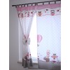 TupTam Children's Room Tab Top Curtains with Tiebacks, Owls 2