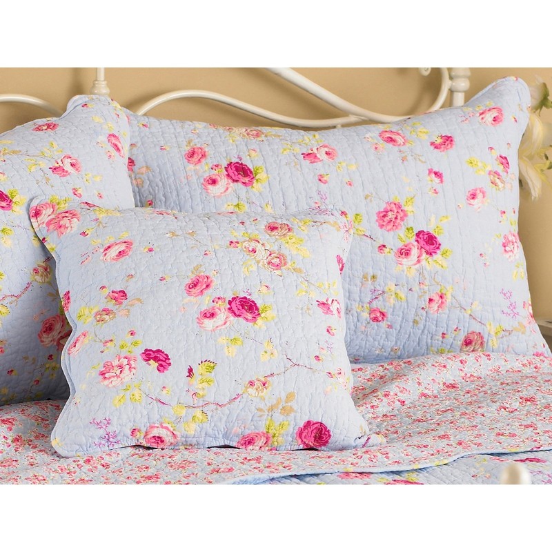 Riva Paoletti Honeypotlane White Pillow Shams, Singles, Cotton