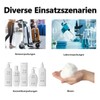 Pack of 4 Foam Dispensers, Clear Foaming Foam Soap Dispenser,