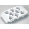 Tiger Crown 450 Ice Cube Tray, White, 7.9 x 4.7 x 1.3 inches (200 x 120 x 32 mm), P. Playing Cards Ice Cube Tray, Polyethylene, Easy to Remove