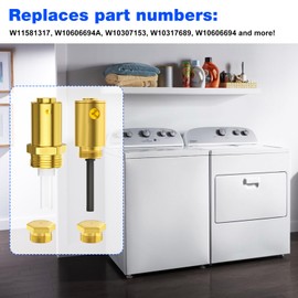 W11581316 Liquid Propane Conversion Kit for Whirlpool Kenmore 29 Inches 22000 BTU/Hr Liquid Propane Conversion Dryers Standard 1 Each LP Kit