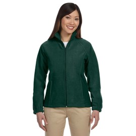 Harriton Ladies 8 oz. Full-Zip Fleece, 3XL, HUNTER