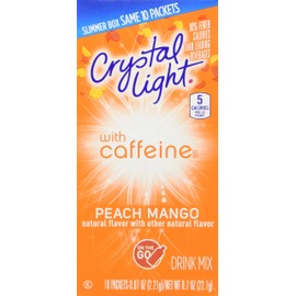Crystal Light Energy Peach Mango on the Go (Pack of 2)