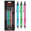 rOtring Visuclick Mechanical Pencil | 0.7 mm | 2B Lead | Lively Pink, Green & Blue Barrels | 3 Count