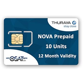 OSAT Thuraya Satellite Phone NOVA SIM with 10 Units (11 Minutes)