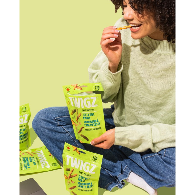 TWIGZ Craft Pretzel Sticks - Zesty Dill Flavor | Pack