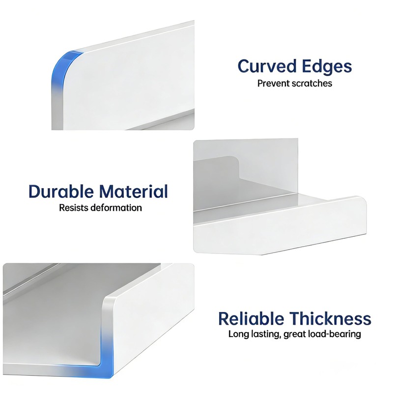 PerYoLyf 4 Pack Magnetic Book Shelf for Whiteboard, 4 *