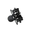 VingTAINE H7801-BK- Hair Claw Black and White Flower Hair Clip,